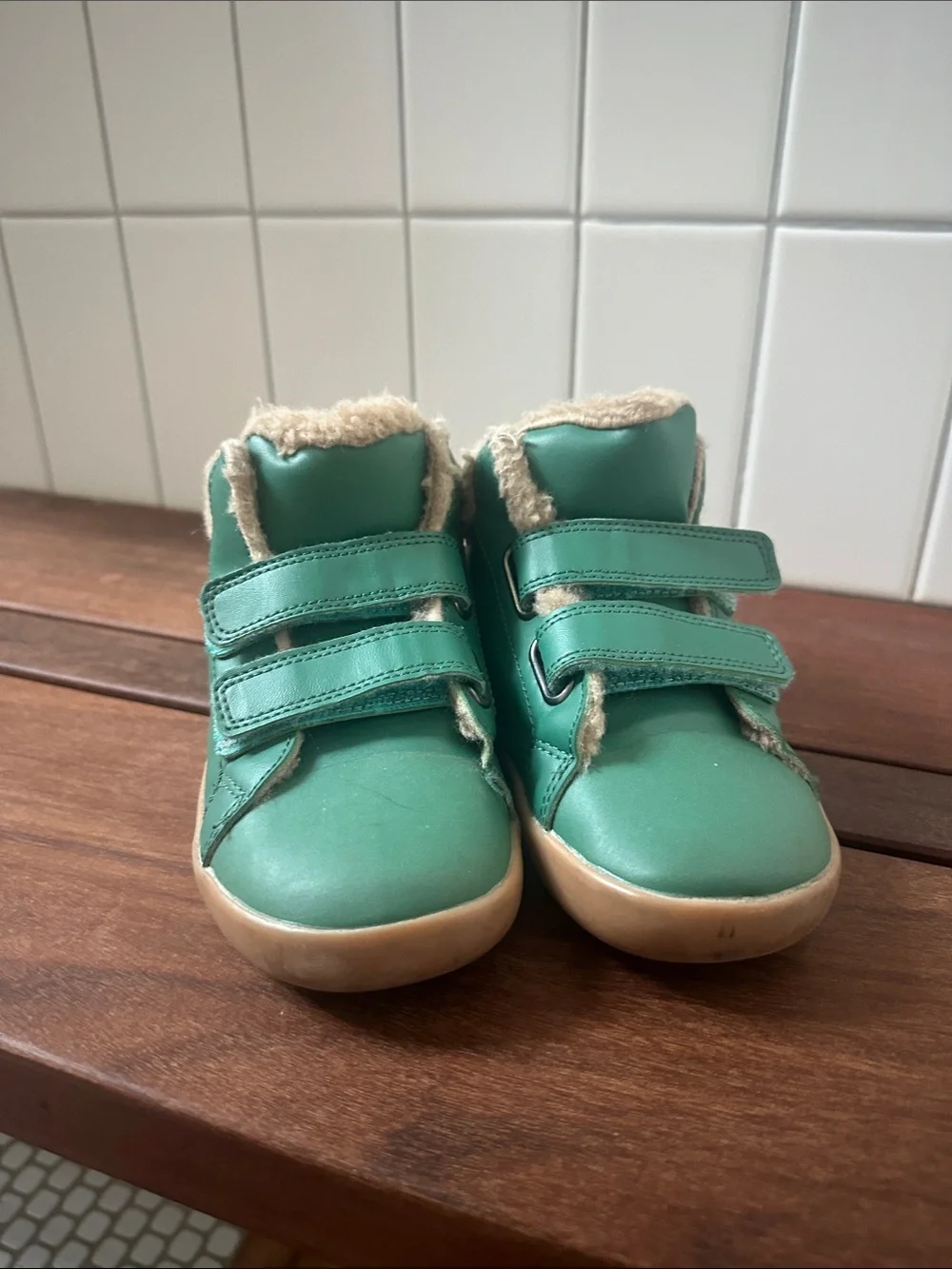 Ten Little faux fur-lined “furry” boots, size 11, VGUC!